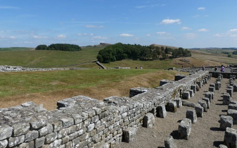 Housesteads Fort on the Hadrian's Wall Path and Pennine Way